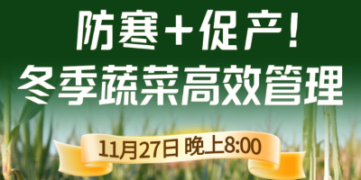 《细说农技》专家张宝林教冬季蔬菜防寒 + 促产高效管理，27 日晚 8 点！