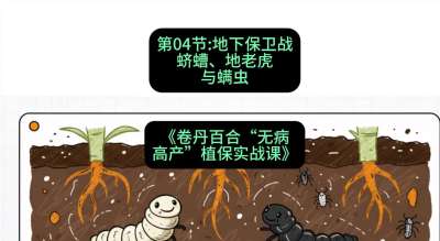 第04节：地下保卫战&mdash;&mdash;蛴螬、地老虎与螨虫 ，课程：《卷丹百合&ldquo;无病高产&rdquo;植保实战课》#识农AI