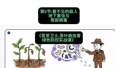 第06节：看不见的敌人&mdash;&mdash;地下害虫与根部病害，课程：《茗茶卫士&mdash;&mdash;茶叶病虫害绿色防控实战课》#识农AI