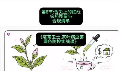 第08节：舌尖上的红线&mdash;&mdash;农药残留与合规清单，课程：《茗茶卫士&mdash;&mdash;茶叶病虫害绿色防控实战课》#识农AI